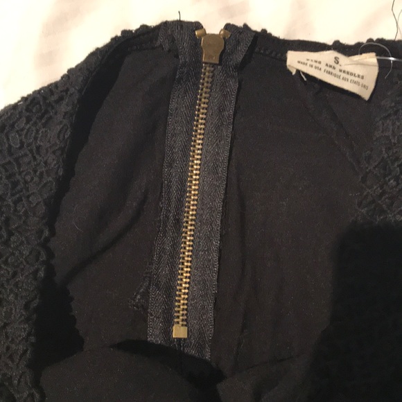 Super Cute Black Crochet Mini Skirt - Picture 5 of 7